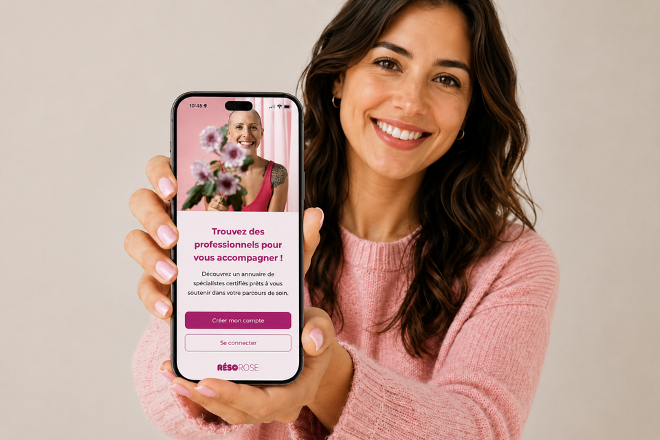 RésoRose : l'application qui accompagne les femmes touchées par le cancer