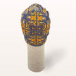 Turban de chimiothérapie Maëlya en coton doux à motifs - vue de dos